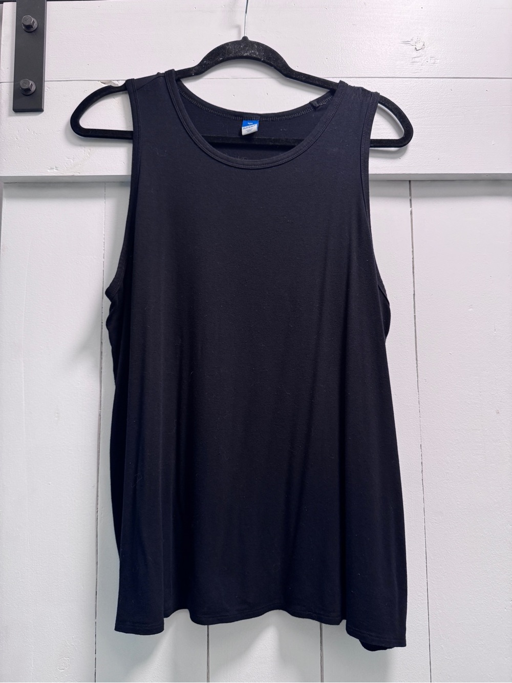Old Navy Black Luxe Swing Tank Top Large L flowy